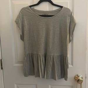 Loft peplum shirt.